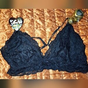Elegant Black Lace Bralette